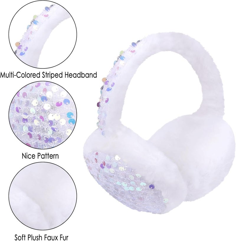 BUTITNOW Kids Knit Earmuffs Soft Plush Comfortable Winter Outdoor Ear Warmers for Boys Girls Age 4-16 Years - Image 2